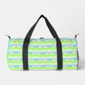 Schöne Weiße Hochzeitspferde Gemustert Duffle Bag (Vorderseite)