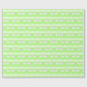 Schöne Weiße Hochzeitspferde Gemustert Geschenkpapier (Flach)