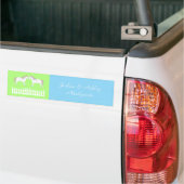Schöne weiße Hochzeitspferde nach Maß Autoaufkleber (Auf Lkw)