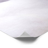 Schöne weiße Katze Poster (Ecke)