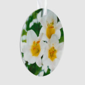 Schöne weiße Lilien - Lilium candidum Ornament (Vorderseite)