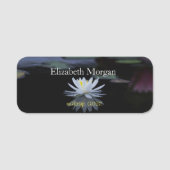 Schöne weiße Lotus, See Namensschild (Vorderseite)