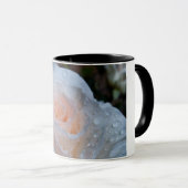 Schöne weiße Rose Tasse (VorderseiteRechts)