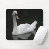 Schöne Weiße Schwan Mousepad (Mit Mouse)