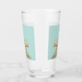 schöne weiße Taube Glas (Links)