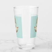 schöne weiße Taube Glas (Rechts)
