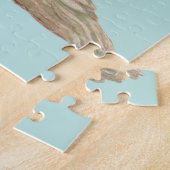 schöne weiße Taube Puzzle (Seite)