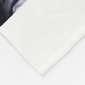 Schöne weiße Tigerdecke Fleecedecke (Ecke)