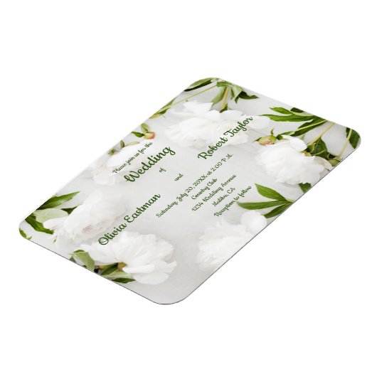 Schöne weiße Trauben anpassen Magnet (Linke Seite)