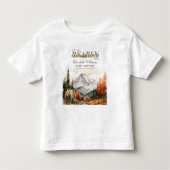 Schöne weiße Wasserfarbe, die wir schon frühzeitig Kleinkind T-shirt (Vorderseite)