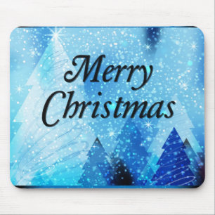 Schöne, weiße Weihnachten Mousepad