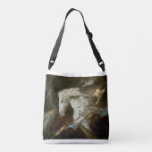 SCHÖNE, WEISSER HORSE DREAMS TRAGETASCHEN MIT LANGEN TRÄGERN (Rückseite)