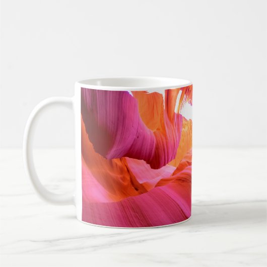 Schöne Weitwinkelansicht mit phantastischem Sandst Kaffeetasse (Links)