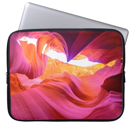 Schöne Weitwinkelansicht mit phantastischem Sandst Laptopschutzhülle (Vorderseite)