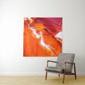 Schöne Weitwinkelansicht mit phantastischem Sandst Wandteppich (Beispiel)