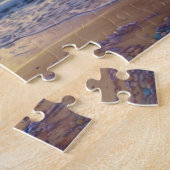 Schöne Wellen am Strand und Kunst am Ufer Puzzle (Seite)