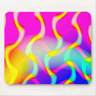 Schöne Wellen - Maßgeschneidert Mousepad