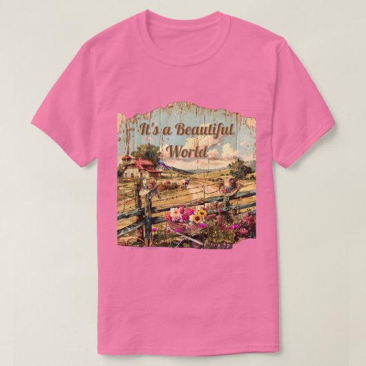 Schöne Welt T-Shirt (Design vorne)