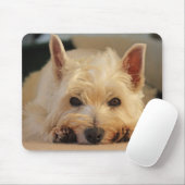 Schöne Westie Hundemausunterlage/Mäusematte Mousepad (Mit Mouse)