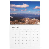 Schöne westliche Berge und Flüsse Kalender (Mär 2027)
