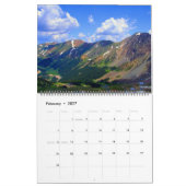 Schöne westliche Berge und Flüsse Kalender (Feb 2027)