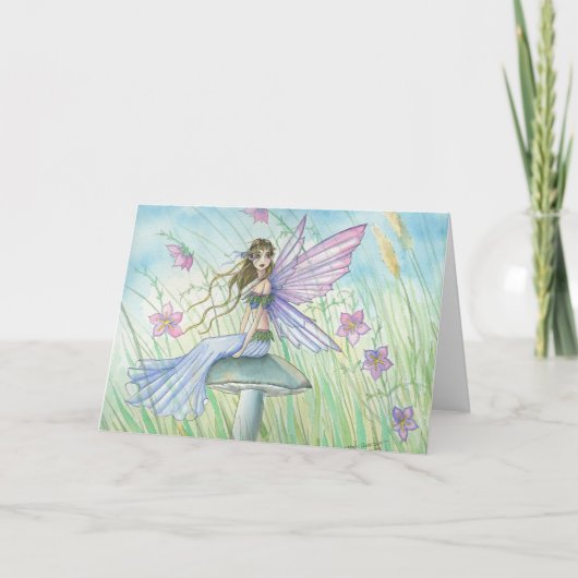 Schöne Whimsical Fairy Card von Molly Harrison Karte (Vorderseite)