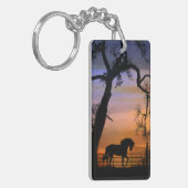 Schöne whimsical Horse Key Chain Schlüsselanhänger (Vorderseite links)