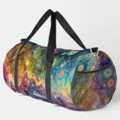 Schöne Whimsikfarben zurück zur Schule Duffle Bag (Rechte Ecke)