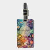 Schöne Whimsikfarben zurück zur Schule Gepäckanhänger (Vorderseite vertikal)