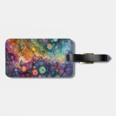 Schöne Whimsikfarben zurück zur Schule Gepäckanhänger (Rückseite horizontal)