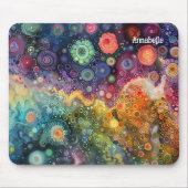 Schöne Whimsikfarben zurück zur Schule Mousepad (Vorne)