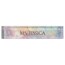 Schöne Whimsikfarben zurück zur Schule Namensplakette