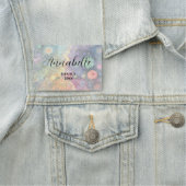 Schöne Whimsikfarben zurück zur Schule Namensschild (Beispiel)