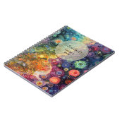 Schöne Whimsikfarben zurück zur Schule Notizblock (Linke Seite)