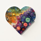 Schöne Whimsikfarben zurück zur Schule Notizblock (Rückseite)