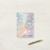 Schöne Whimsikfarben zurück zur Schule Post-it Klebezettel (Auf Schreibtisch)