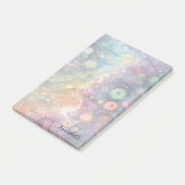 Schöne Whimsikfarben zurück zur Schule Post-it Klebezettel (angewinkelt)