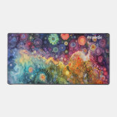 Schöne Whimsikfarben zurück zur Schule Schreibtischunterlage (Vorderseite)