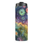 Schöne Whimsikfarben zurück zur Schule Thermosbecher (Vorderseite)