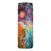 Schöne Whimsikfarben zurück zur Schule Thermosbecher (Rückseite)