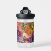 Schöne Whimsikfarben zurück zur Schule Trinkflasche (Vorne)