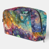 Schöne Whimsikfarben zurück zur Schule Waschbeutel (Rechte Ecke)