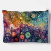 Schöne Whimsikfarben zurück zur Schule Zubehörtasche (Rückseite)