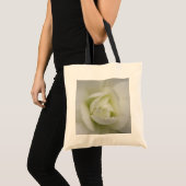 Schöne White Carnation Tote Bag Tragetasche (Vorderseite (Produkt))