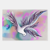 Schöne White Ethereal Wasserfarbe Taube Geschenkpapier Set (Vorderseite 2)