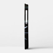 Schöne White Lotus Blume, See, Zen Case-Mate iPhone Hülle (Rückseite / Links)