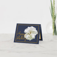 Schöne White Rose Blume Hübsch Happy Birthday