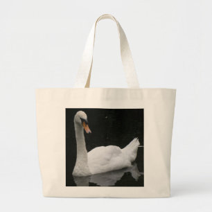Schöne White Swan Bag Jumbo Stoffbeutel