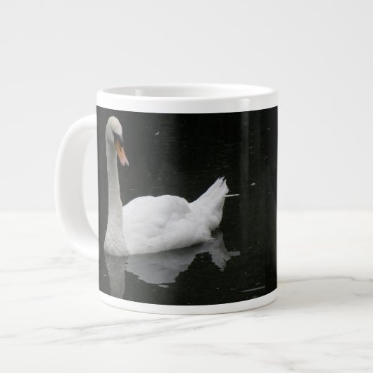 Schöne White Swan Tasse (Vorderseite Links)