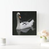 Schöne White Swan Uhr (Zuhause)